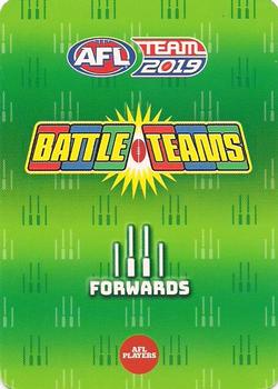 2019 AFL Team Coach - Battle Teams #BT-12 Jordan De Goey / Jaidyn Stephenson Back